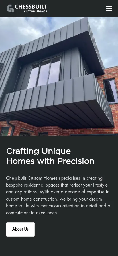 Modern custom home design by Chessbuilt.