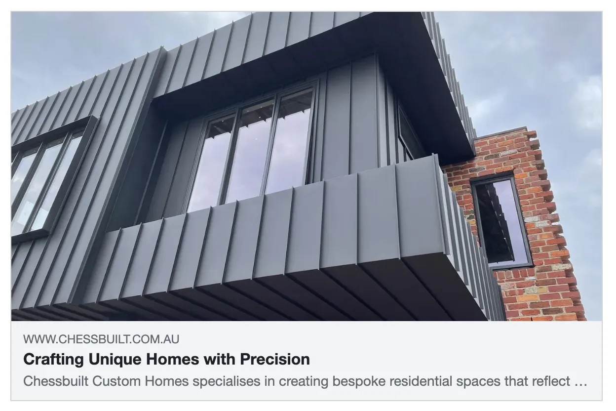 Modern home's sleek, unique exterior design