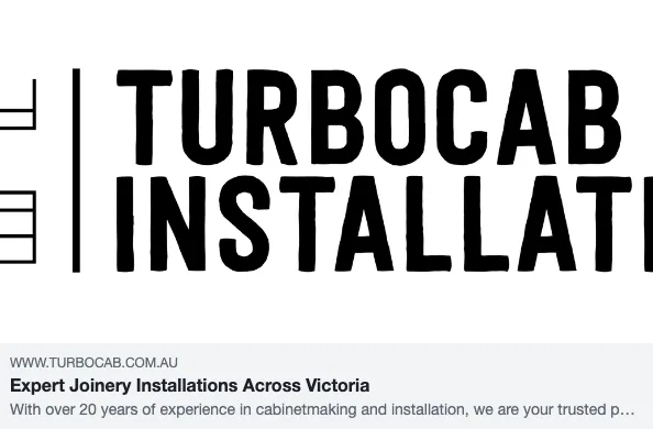 Turbocab Installations logo for expert joinery services.