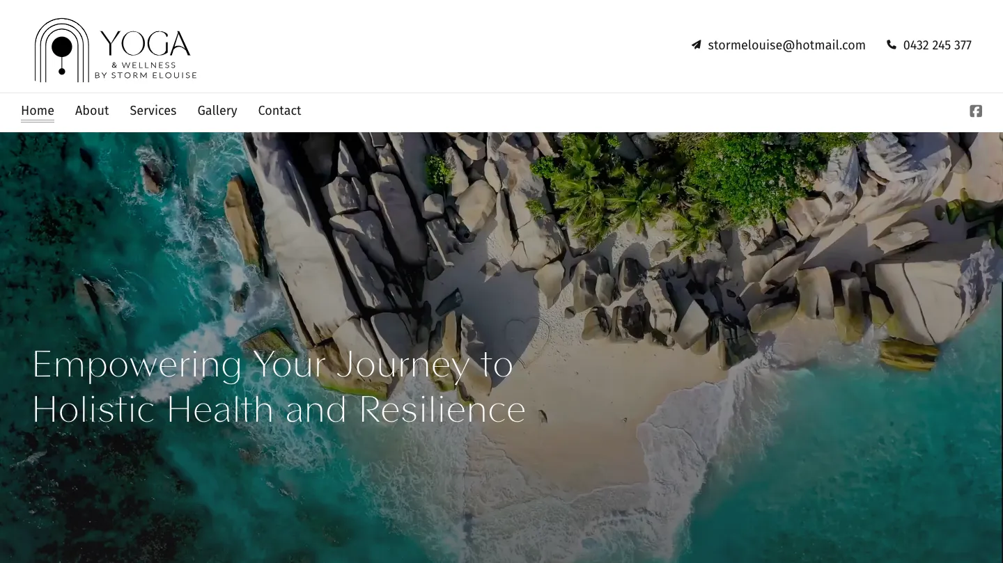 Yoga wellness beach scene for relaxation and resilience