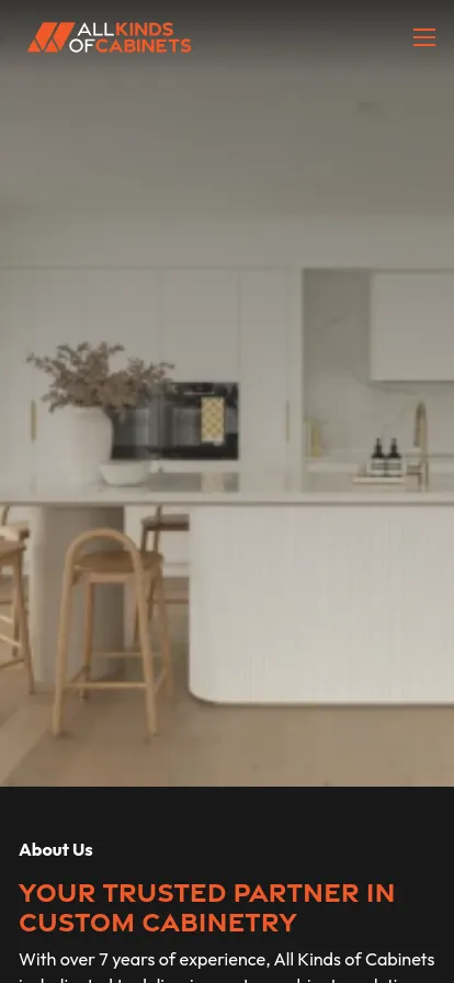 Modern kitchen with custom cabinetry.