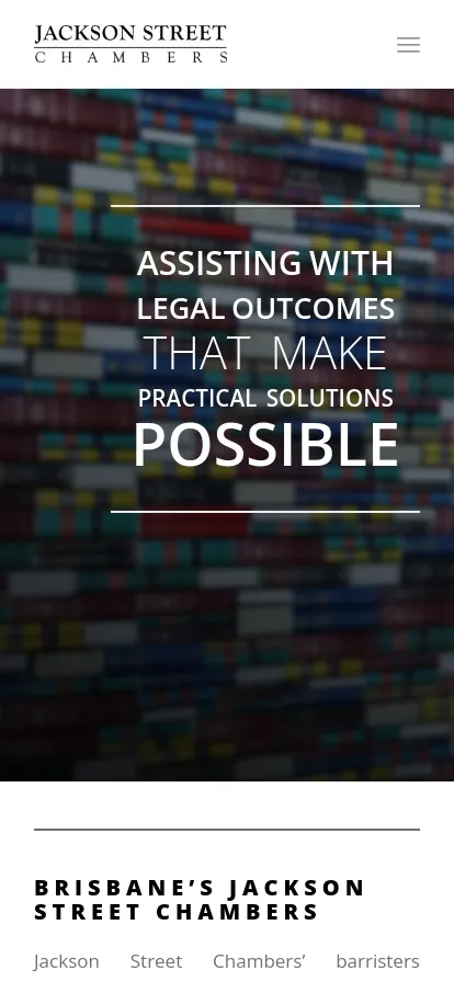 Jackson Street Chambers offering legal solutions.