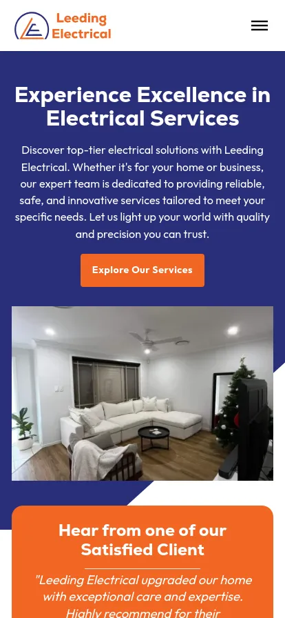 Leeding Electrical services for home and business needs.
