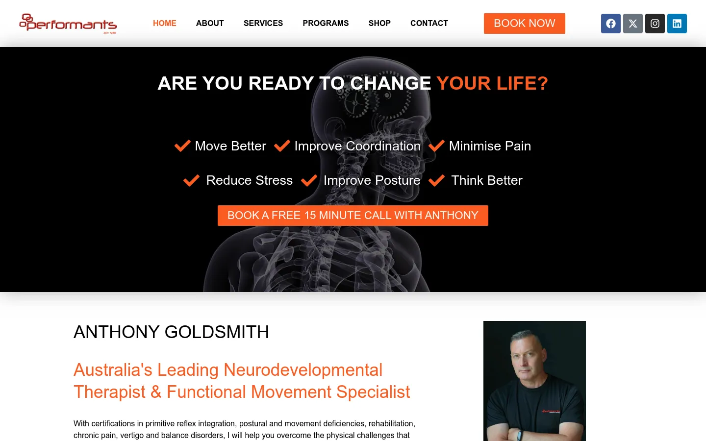 Therapist offers neurodevelopmental therapy and functional movement services.