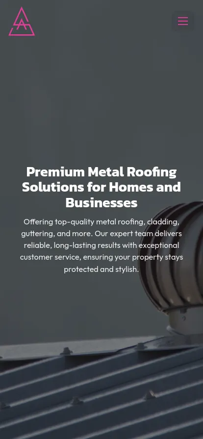 Metal roofing solutions for homes and businesses.