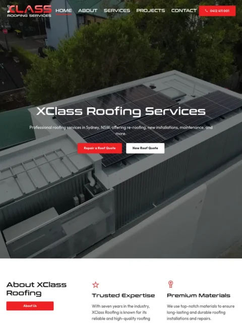 XClass Roofing Services in Sydney, NSW.