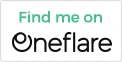 Find services on Oneflare platform badge
